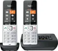 Produktbild: Gigaset COMFORT 500A Duo DECT Telefon mit Anrufbeantworter 2 Mobilteile Silber