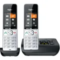Produktbild: Gigaset COMFORT 500A duo silver-black Schnurloses Telefon