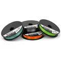 Produktbild: SHIMANO Kairiki 4, Geflochtene Angelschnur, 4-Fach, 150m, 0,16mm, 15,0lb, 8,1kg, Orange, LDM54TE1516015H