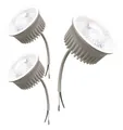 Produktbild: TRANGO LED-Leuchtmittel, 3er Pack MOCOB LED Modul Ultra flach nur 3cm hoch 3000K warmweiß 5.0 Watt als Ersatz für GU10 & MR16 Halogen Leuchtmittel für Einbauleuchte, 3 St., Deckenstrahler, Einbaustrahler, Deckenleuchte