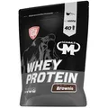Produktbild: Mammut Proteinpulver Whey Protein, 1 kg, 26 g Protein je Portion (25 g), Brownie