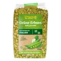 Produktbild: Rapunzel Erbsen grün, halb, geschält Bio, 500 g