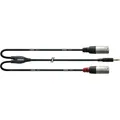Produktbild: Cordial Klinke 3,5mm stereo / 2x XLR male CFY 3 WMM | Neu