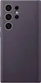 Produktbild: Echtes Offizielles Samsung Galaxy S24 Ultra Vegan Leder Case - Dunkelviolett