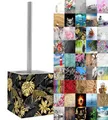 Produktbild: WC Bürste, viele schöne WC-Bürsten zur Auswahl, hochwertige Qualität, Elegantes Design (Golden Leaves)