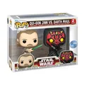 Produktbild: Funko Pop! Star Wars – Qui-Gon Jinn vs. Darth Maul (2-Pack) | Exklusive Vinyl Fi