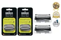 Produktbild: 2X Original Braun 32S Ersatz Scherkopf für Rasierer Series 3 Kassette Kombipack~