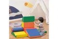 Produktbild: HOMCOM Bausteinset, Schaumstoffbausteine zum Toben & Klettern Spielbausteine, (weiche Bauklötze, 7 St., Riesenbausteine), für Kinderzimmer und Kindergarten, Kunstleder, Bunt