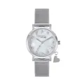 Produktbild: Breil Uhr Damen Emily Ziffernblatt Silber Bewegung NUR Zeit Quartz e MESH Stahl Silber EW0785