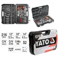 Produktbild: Yato    Werkzeugkoffer Werkzeugset  216 tlg. Chrom-Vanadium-Stahl   YT-38841