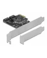Produktbild: Delock 2 Port SATA PCI Express Karte Low Profile Formfaktor PCI-Express (90431)