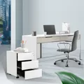 Produktbild: SONGMICS Rollcontainer, Aktenschrank mit 3 Schubladen, vormontiert OFCB3563WT