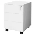 Produktbild: SONGMICS Rollcontainer weiß 3 Auszüge 39,0 x 45,0 x 55,0 cm OFC63WT - SOFORT OVP