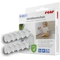 Produktbild: reer 32059 Steckdosenschutz, klebbar, transparent, 10 Stück