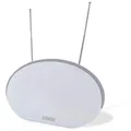 Produktbild: Schwaiger ZA200 011 TV-Antenne für den Innenbereich, Dual 36 dB – TV-Antennen (Innen, Weiß, Dual, 1,5 m, 174 – 790 MHz, 36 dB)