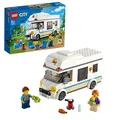 Produktbild: LEGO 60283 City Starke Fahrzeuge Ferien-Wohnmobil Spielzeug, Spielzeugauto Campingbus, Lernspielzeug, Geschenk für Jungen und Mädchen mit Minifiguren