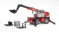 Produktbild: Bruder Spielzeug 02129 Manitou Teleskopstapler Zubehör Baumaschine Baufahrzeug