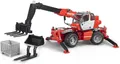 Produktbild: bruder 02129 - Manitou Teleskostapler MRT 2150 - 1:16 Baufahrzeug, Stapler, Bau