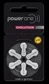 Produktbild: Hörgeräte Knopfzelle 10 Power One Evolution Batterie - 6er Pack Zink-Luft Zelle