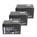 Produktbild: Ersatzakku AGM Batterie für Kinderfahrzeug 3 x 12V 13Ah