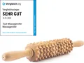 Produktbild: tuuli Anti Cellulite Massagegerät Massageroller Roller mit Griff Maderotherapie aus Holz