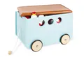 Produktbild: Pinolino Spielzeugkiste mit Rollen Jim mint Aufbewahrungskiste Kinder