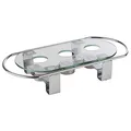 Produktbild: APS 35065 Speisenwärmer, Tellerwärmer, 3-flammig, Gestell aus Metall, Glasplatte, 34 x 18 x 6 cm
