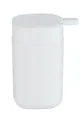 Produktbild: WENKO Seifenspender Mod. Davos für 350 ml Flüssigseife aus hochwertigem Kunststoff BPA-frei stilvolles Design für Bad und Küche Weiß matt 9,8 x 13 x 7,8 cm
