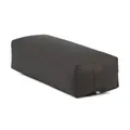 Produktbild: bodhi Yoga Salamba Bolster Eco | Waschbarer Bezug aus 100% Bio-Baumwolle | Yogarolle eckig mit Bio Dinkelfüllung | Yogakissen groß für Restoratives Yoga | Maße: 63,5 x 26,5 x 20,5 cm (anthrazit)