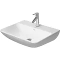 Produktbild: Duravit Waschtisch ME by Starck m ÜL m HLB 600x460mm 1 Hahnloch weiss (460 mm, 600 mm) (2335600000)