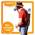 Produktbild: Bierrucksack Getränkerucksack Getränkespender Getränkesäule Biersäule 3L Party