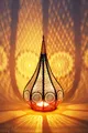 Produktbild: Orientalische Marokkanische Laterne Windlicht Garten Metall Vintage Tischlaterne
