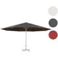Produktbild: Sonnenschirm Meran II, Gastronomie Marktschirm, Ø 5m Polyester/Alu Mast weiß 28kg ~ anthrazit ohne Ständer