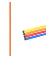 Produktbild: SPORTIKEL24 Trainingsstange 100 cm – ø 25 mm – Orange – Robuste Kunststoffstange für Hürden, Slalom & Koordination – Für Sport & Hundetraining