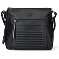 Produktbild: Umhängetasche RIEKER, Damen, Gr. B/H/T: 30cm x 29cm x 12cm, schwarz, Lederimitat, unifarben, Taschen Umhängetasche, Schultertasche, Damen-Handtasche, mit praktischen Fächern