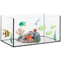 Produktbild: GarPet Aquarium Aquarium Becken rechteckig standard Größen Glas Aquariumbecken 50 cm x 30 cm x 30 cm