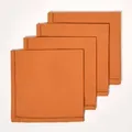 Produktbild: Homescapes - Stoffservietten Aus Baumwolle, 4er-set, Terracotta