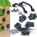 Produktbild: Klettersteine & Handgriffe Set für Kletterwand Klettergriffe Haltegriffe Sparset