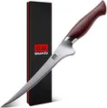 Produktbild: Filetiermesser 18 cm Ausbeinmesser Japanischer 10Cr15Mov Stahl Ergonomischer