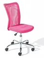 Produktbild: Inter Link Drehstuhl Kinderstuhl Kinderdrehstuhl BONNIE Bezug in pink, Fußkreuz Chrom