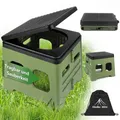 Produktbild: Campingtoilette Faltbar Tragbare Mobile Toilette Notfall Camping WC Notfall T...