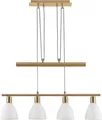 Produktbild: Lindby Hängelampe Simeon, messingfarben, Glas, 73 cm, E14