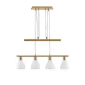 Produktbild: Lindby Esszimmer-Hängeleuchte Simeon Hängeleuchte Lampe Leuchte E14 messing m236