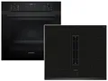 Produktbild: Siemens Set EQ526EA6BZ Set Backofen Deep Black Inox HB237GBB3 + Induktionskochfeldabzug ED651BS16E
