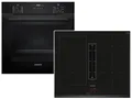 Produktbild: Siemens Set EQ526EA6BZ Set Backofen Deep Black Inox HB237GBB3 + Induktionskochfeldabzug ED651BS16E