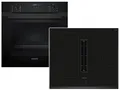 Produktbild: SIEMENS Backofen-Set, mit Teleskopauszug nachrüstbar, Reinigung mit Wasser / Dampf, Powerboost-Funktion, Timer