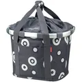 Produktbild: Klickfix Fahrrad City Tasche Bikebasket Bubbles Anthrazit 35x28x26cm Reisenthel