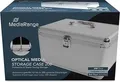 Produktbild: MEDIARANGE BOX75 - Gehäusebox - 200 Disks - Silber - Fleece - Kunststoff - Holz - 120 mm - Aluminium