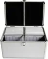 Produktbild: MediaRange DJ Case Koffer Silber für 200 CD / DVD Aufbewahrungskoffer