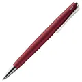 Produktbild: Lamy studio royalred Kugelschreiber – universeller Kuli in elegantem Gehäuse aus Edelstahl – mit propellerförmigem Clip – inkl. Großraummine M 16 in Stichbreite M in schwarz